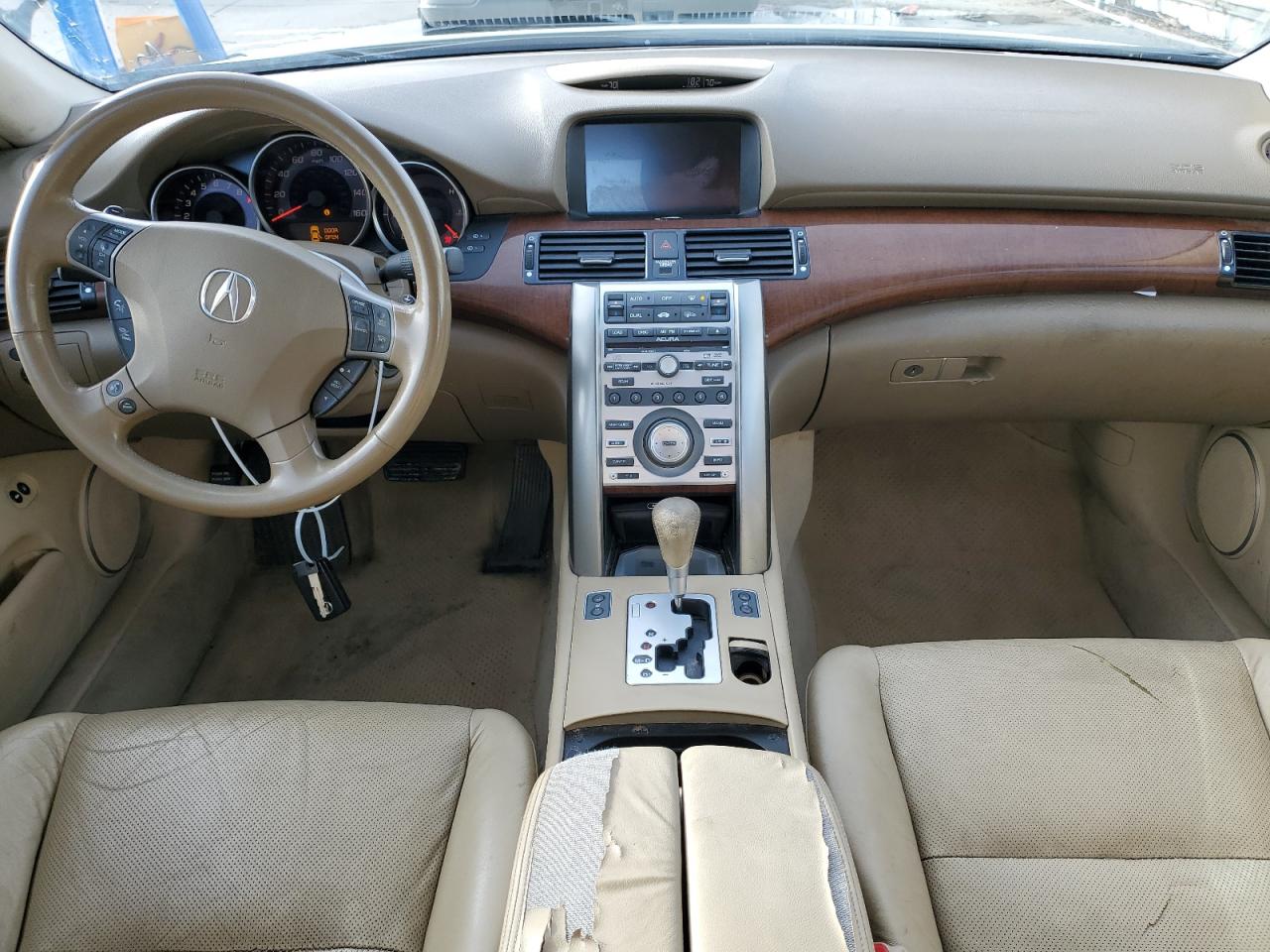 2005 Acura RL VIN JH4KB16575C005048 Copart auction photo, front end damage thumbnail 8