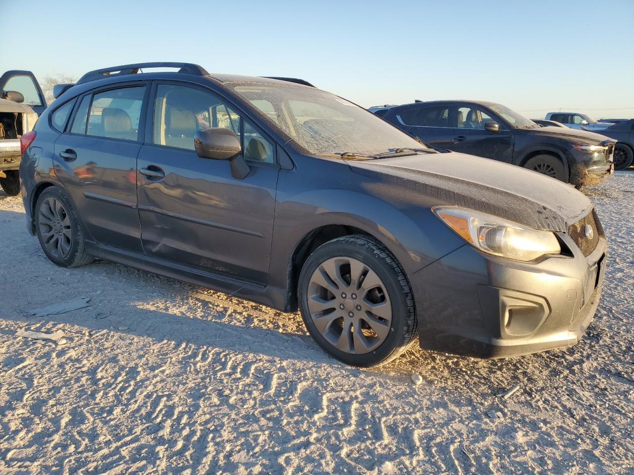 2012 Subaru Impreza VIN JF1GPAR66CH234422 Copart auction photo, front end / side damage thumbnail 4
