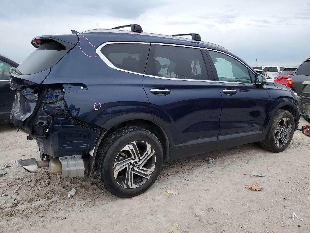 2023 Hyundai Santa Fe VIN 5NMS24AJ2PH507932 Copart auction photo, rear end damage thumbnail 3