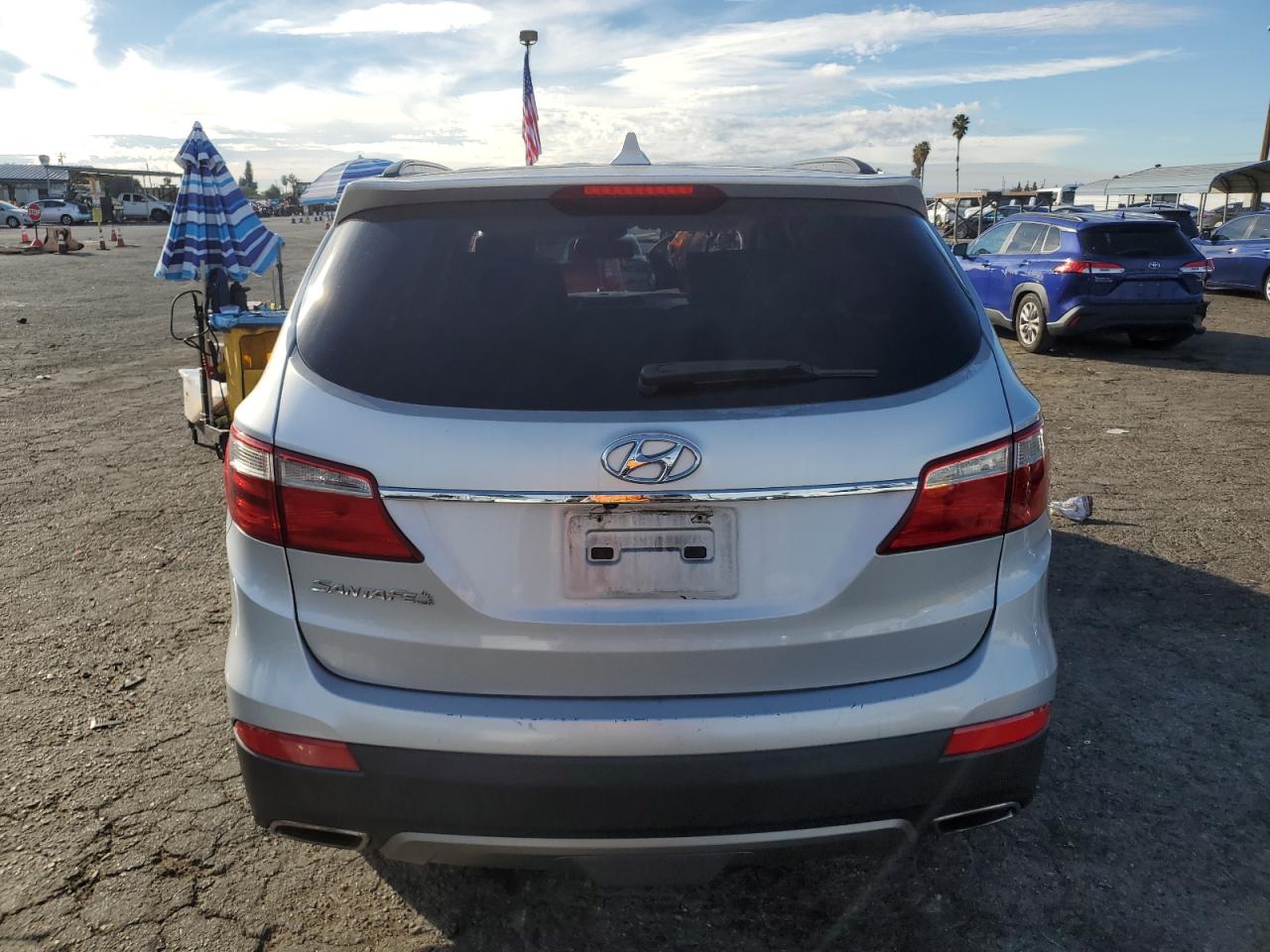 2014 Hyundai Santa Fe VIN KM8SN4HF3EU058013 Copart auction photo, front end damage thumbnail 6