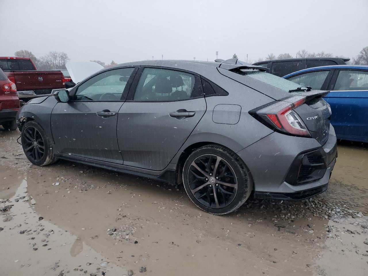 2021 Honda Civic VIN SHHFK7H48MU221291 Copart auction photo, front end damage thumbnail 2