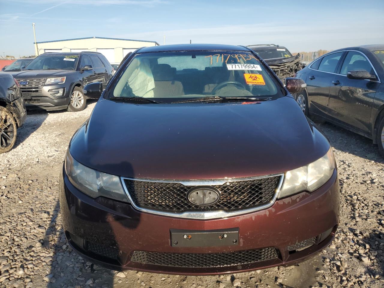 2010 KIA Forte VIN KNAFU4A25A5850424 Copart auction photo, side damage thumbnail 5