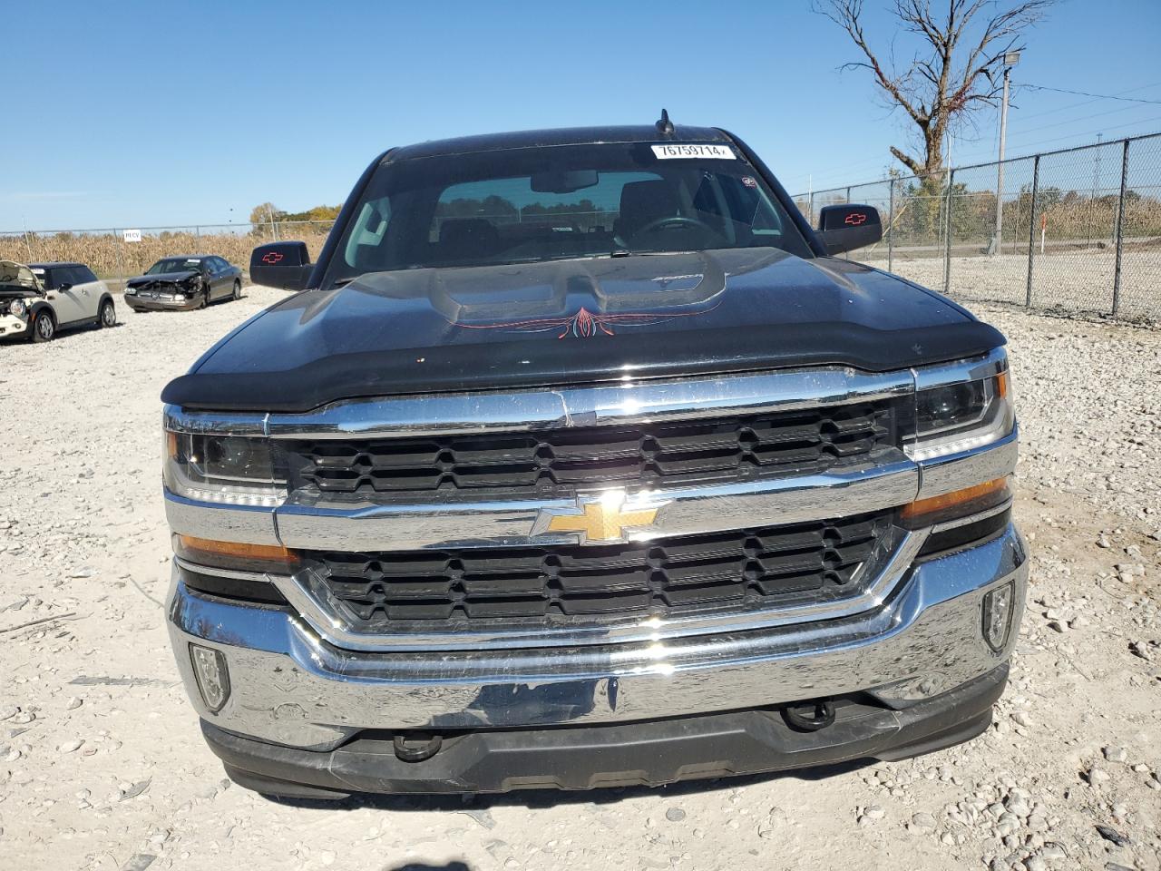 2018 Chevrolet Silverado VIN 3GCUKREC0JG346162 Copart auction photo, rear end / minor dent/scratches damage thumbnail 5