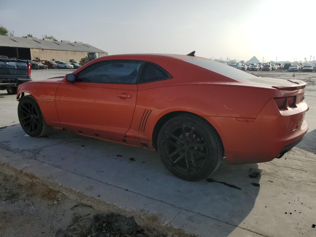 2013 Chevrolet Camaro VIN 2G1FA1E3XD9195366 Copart auction photo, front end / minor dent/scratches damage thumbnail 2
