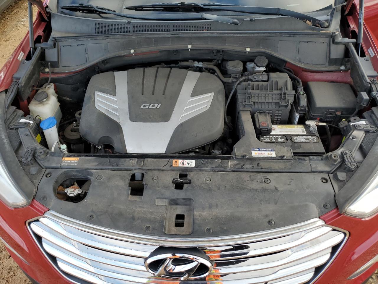 2014 Hyundai Santa Fe VIN KM8SR4HF2EU083263 Copart auction photo, normal wear damage thumbnail 12