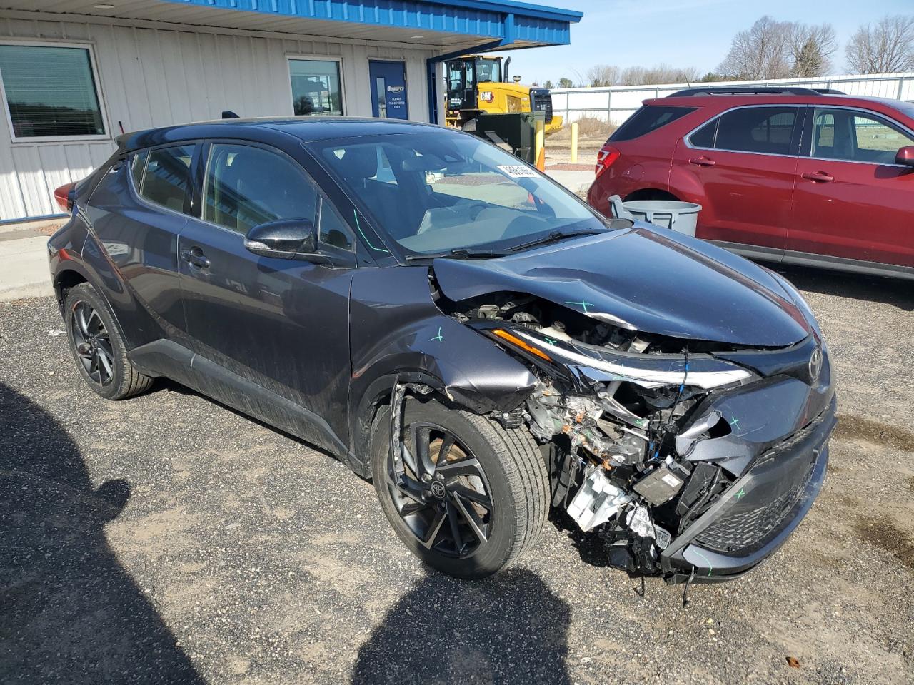 2021 Toyota C-HR VIN JTNKHMBX0M1103921 Copart auction photo, front end damage thumbnail 4