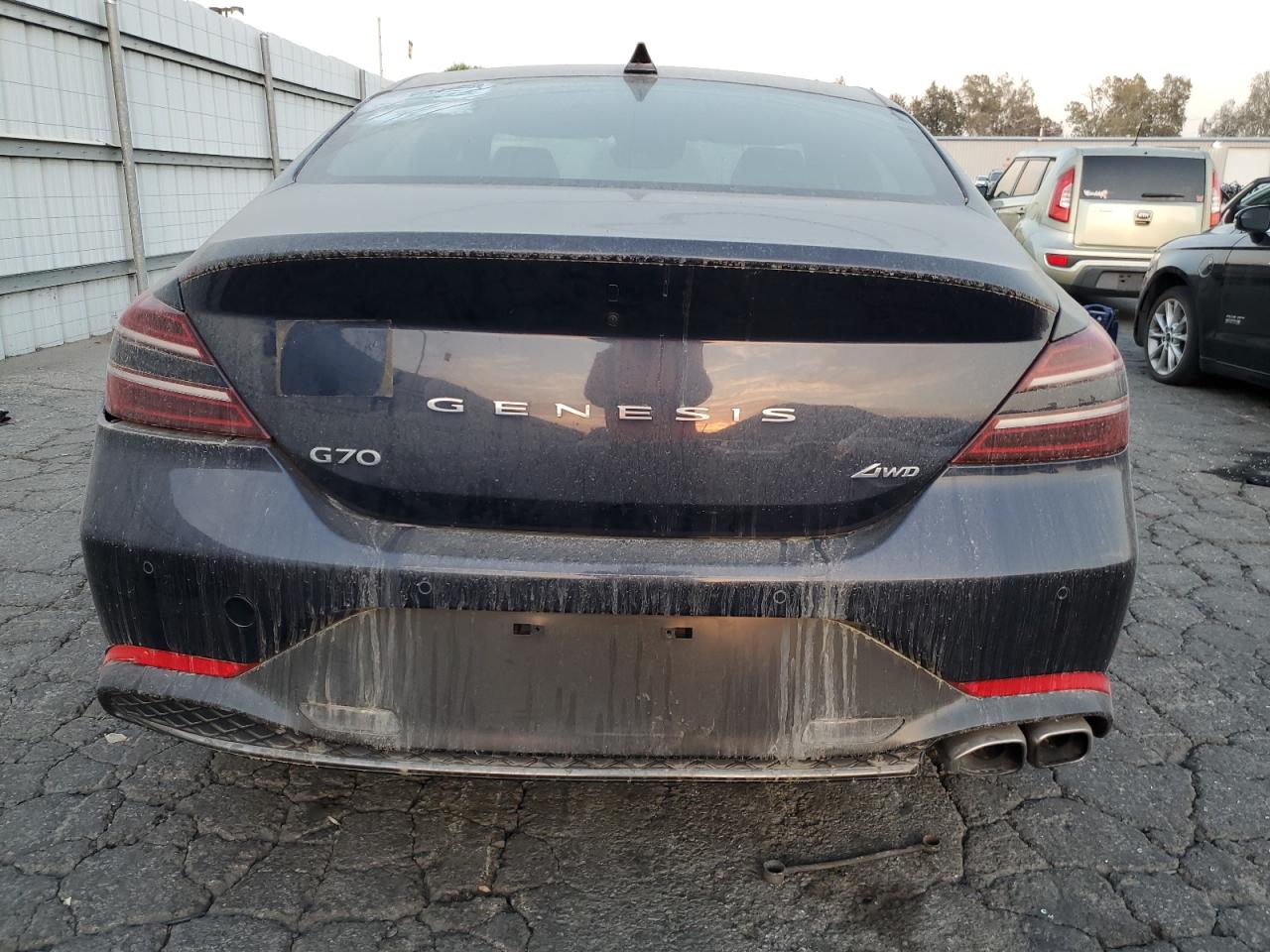 2023 Genesis G70 VIN KMTG34TA5PU124271 Copart auction photo, front end / rear end damage thumbnail 6