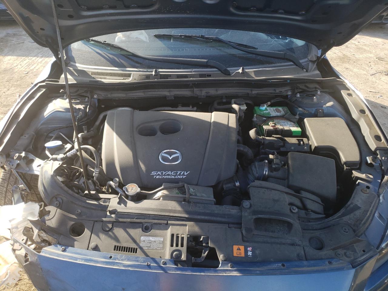 2017 Mazda 3 VIN 3MZBN1V75HM148382 Copart auction photo, front end damage thumbnail 12