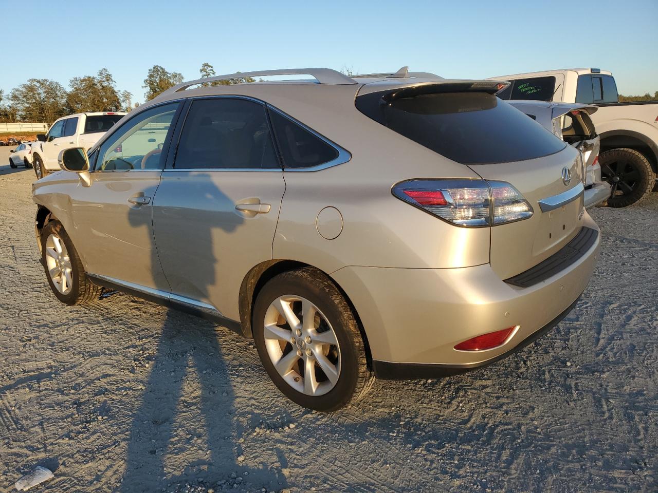 2011 Lexus RX VIN 2T2ZK1BA3BC060954 Copart auction photo, front end / side damage thumbnail 2