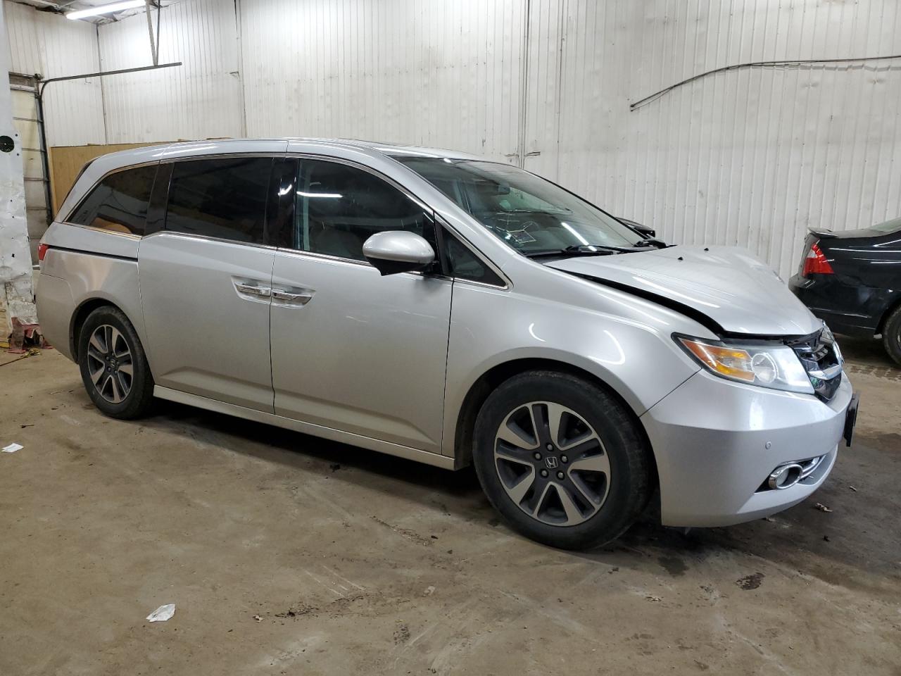 2014 Honda Odyssey VIN 5FNRL5H94EB029508 Copart auction photo, front end damage thumbnail 4