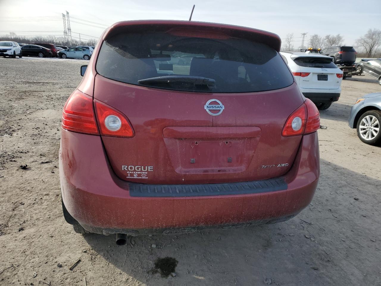 2010 Nissan Rogue VIN JN8AS5MV4AW122106 Copart auction photo, front end damage thumbnail 6