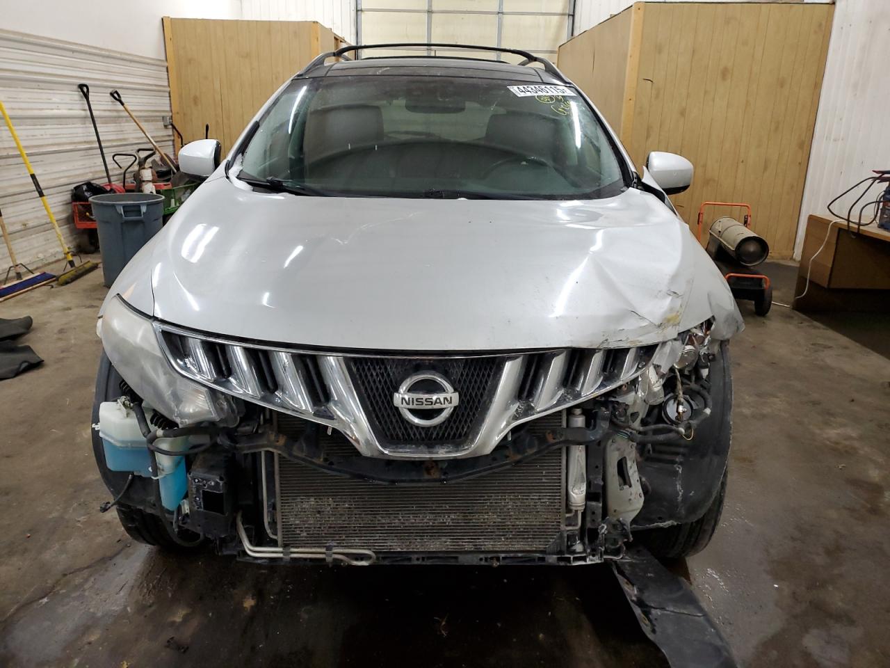 2010 Nissan Murano VIN JN8AZ1MWXAW118767 Copart auction photo, front end damage thumbnail 5