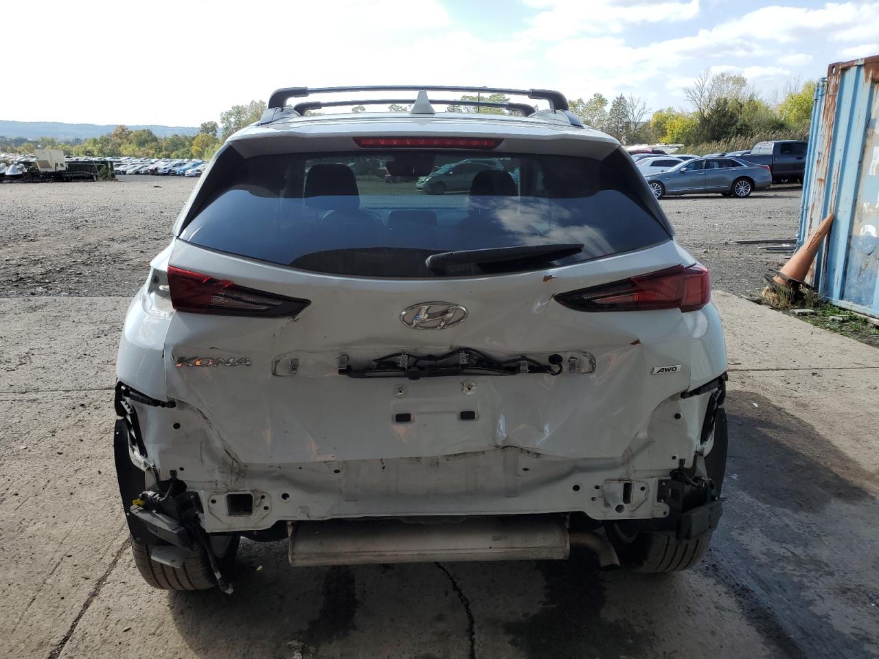 2020 Hyundai Kona VIN KM8K6CAA4LU590762 Copart auction photo, rear end damage thumbnail 6