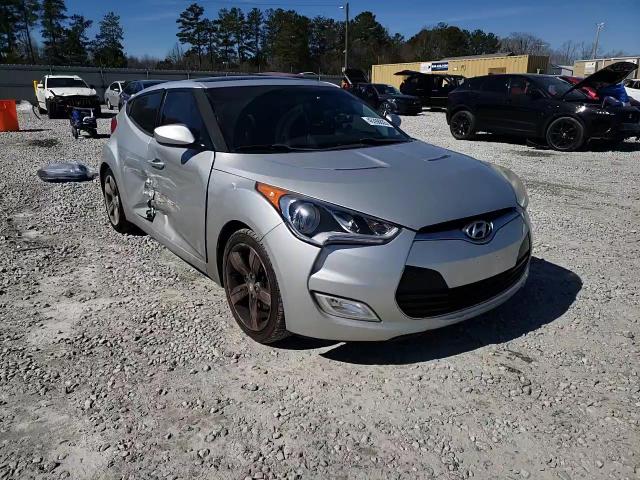 2014 Hyundai Veloster VIN KMHTC6AD7EU194935 Copart auction photo, side damage thumbnail 13