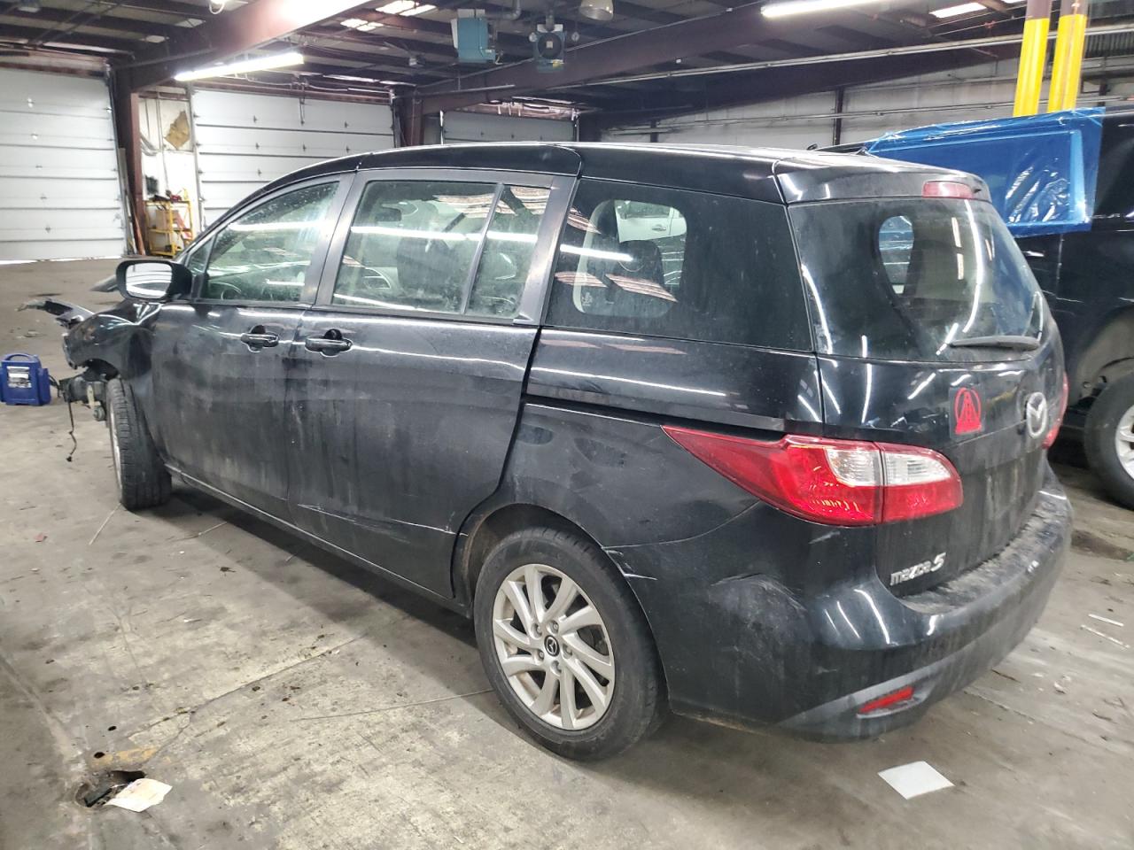 2014 Mazda 5 VIN JM1CW2BL9E0170265 Copart auction photo, front end / hail damage thumbnail 2