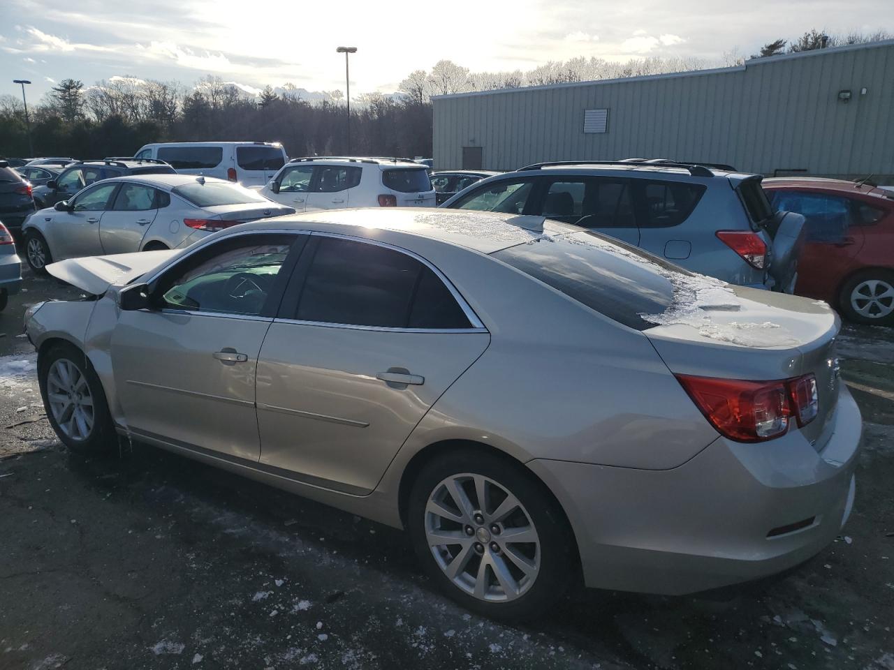 2015 Chevrolet Malibu VIN 1G11D5SL9FF256455 Copart auction photo, front end / side damage thumbnail 2