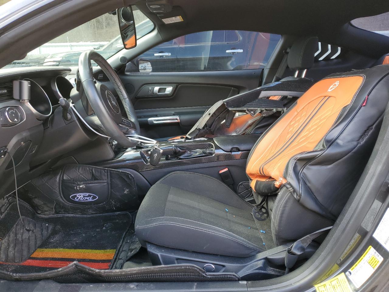 2018 Ford Mustang VIN 1FA6P8TH3J5137241 Copart auction photo, water/flood / all over damage thumbnail 7
