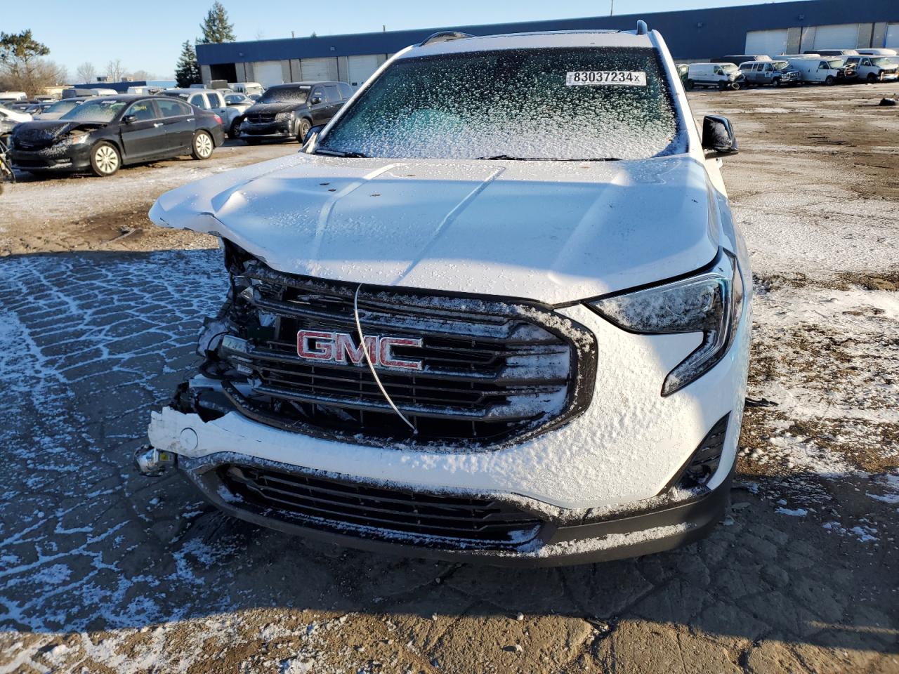 2020 GMC Terrain VIN 3GKALPEV9LL342938 Copart auction photo, front end damage thumbnail 5