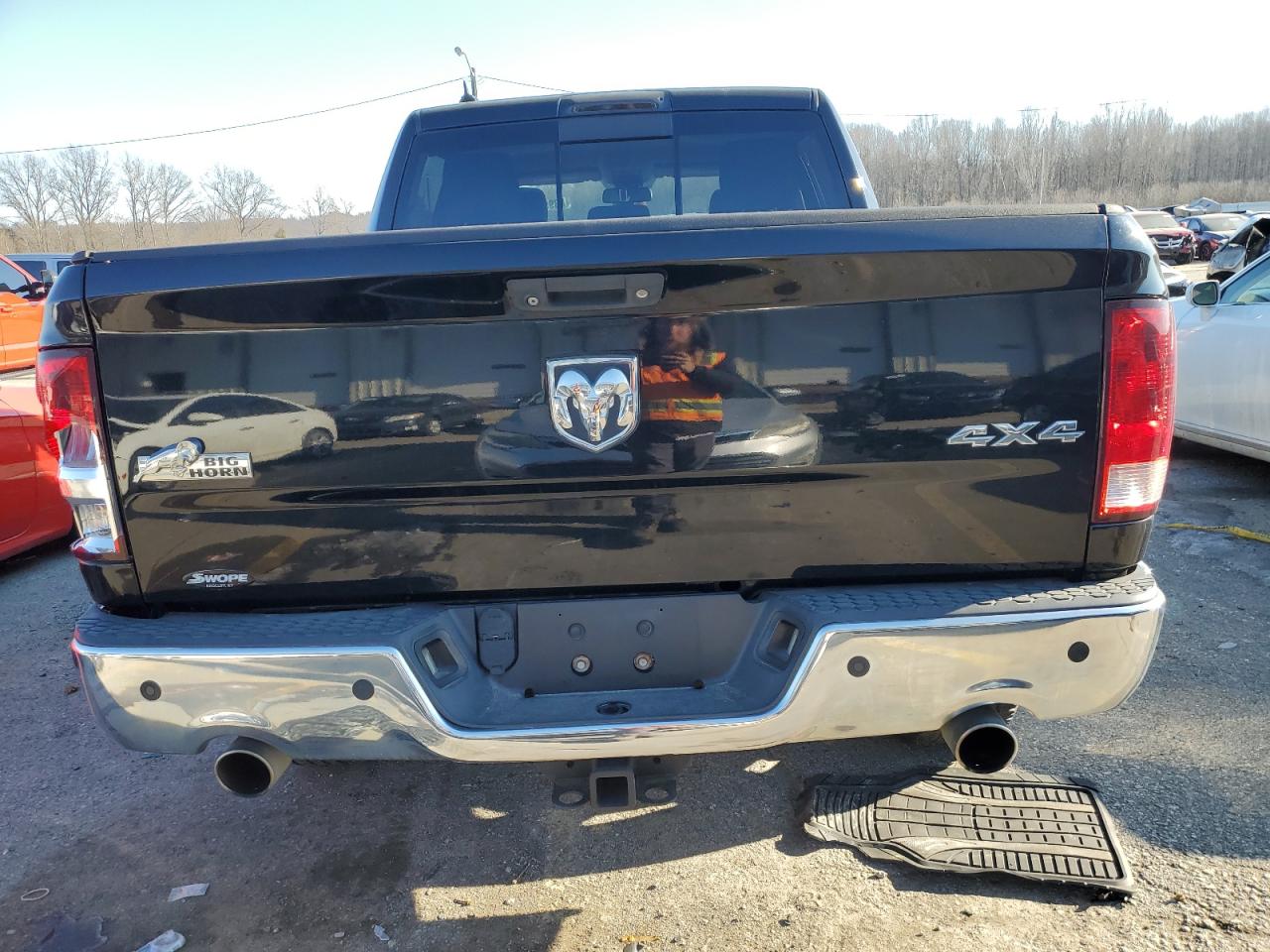 2013 RAM 1500 VIN 1C6RR7LT6DS504887 Copart auction photo, front end / side damage thumbnail 6