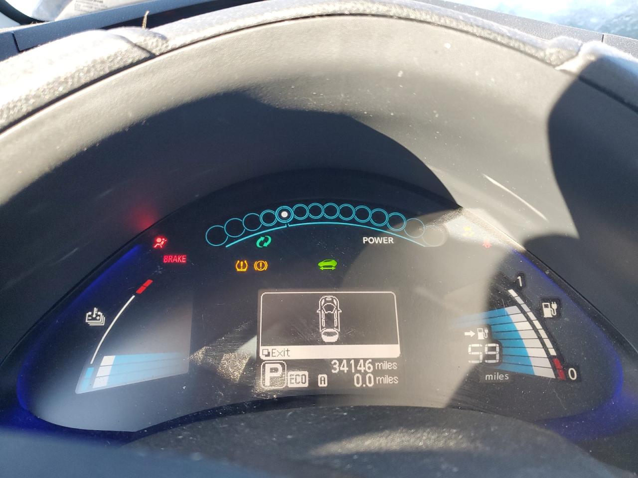 2017 Nissan Leaf VIN 1N4BZ0CP6HC301914 Copart auction photo, rear end / side damage thumbnail 9