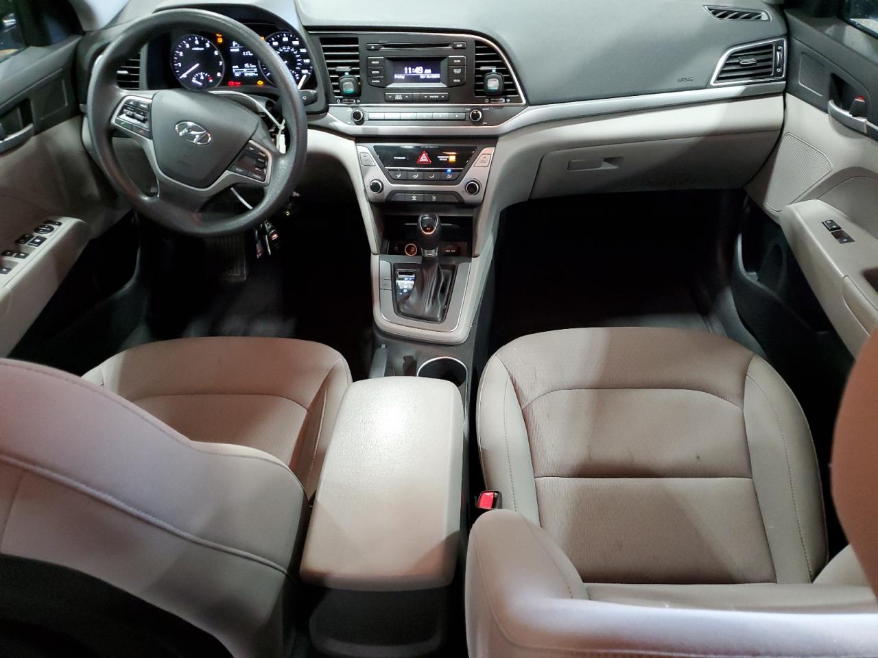 2018 Hyundai Elantra VIN KMHD74LF8JU619861 Copart auction photo, vandalism / front end damage thumbnail 8