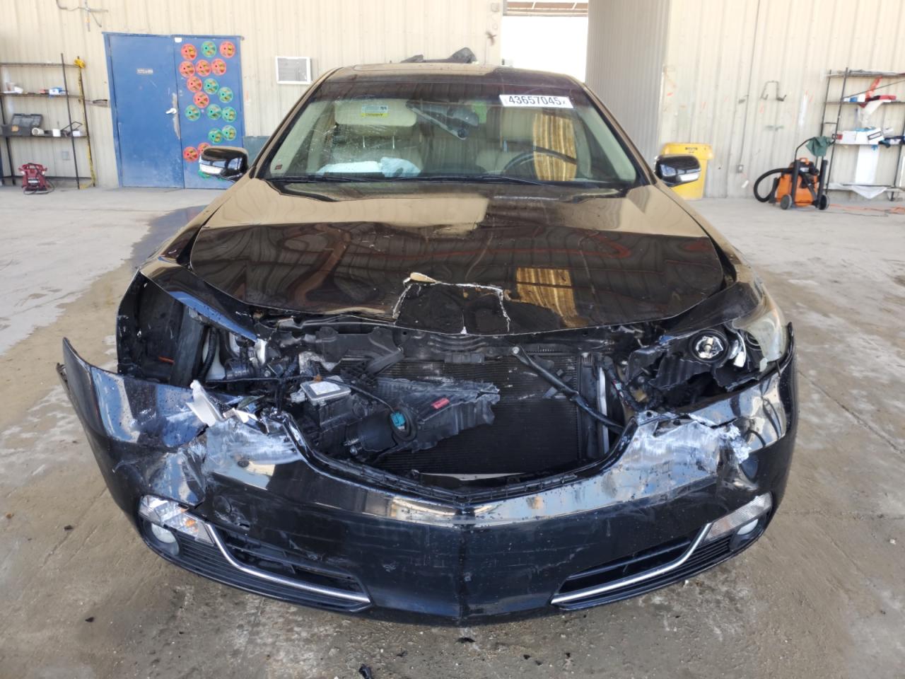 2014 Acura TL VIN 19UUA8F29EA005836 Copart auction photo, front end / mechanical damage thumbnail 5