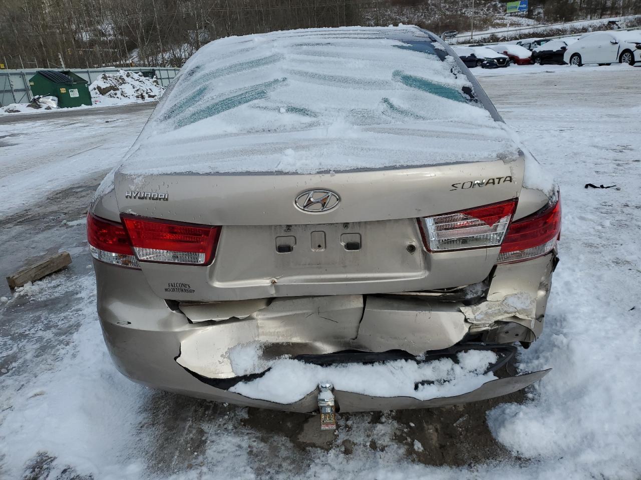 2006 Hyundai Sonata VIN 5NPEU46C96H141549 Copart auction photo, rear end / front end damage thumbnail 6