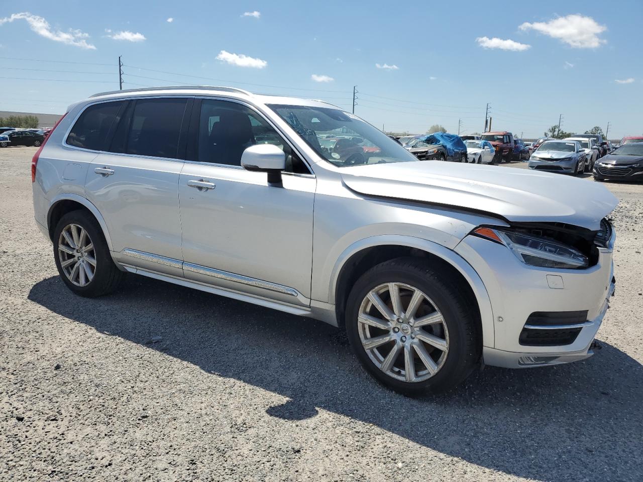 2018 Volvo XC90 VIN YV4A22PL8J1201230 Copart auction photo, front end damage thumbnail 4