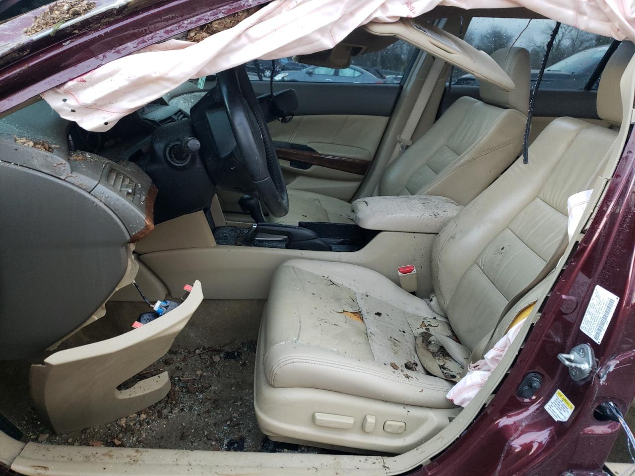 2009 Honda Accord VIN 1HGCP268X9A052360 Copart auction photo, all over / undercarriage damage thumbnail 7