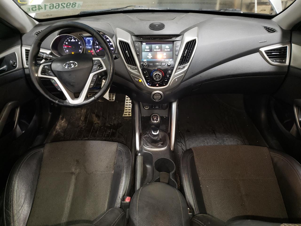 2013 Hyundai Veloster VIN KMHTC6AD8DU084796 Copart auction photo, front end damage thumbnail 8