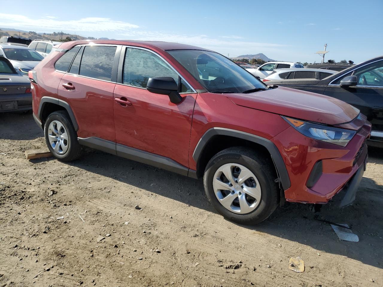 2022 Toyota RAV 4 VIN 2T3H1RFVXNW194322 Copart auction photo, front end / undercarriage damage thumbnail 4