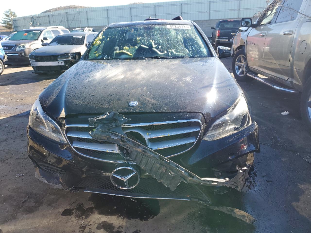 2014 Mercedes-Benz E-klasse VIN WDDHF5KBXEA815133 Copart auction photo, front end damage thumbnail 5