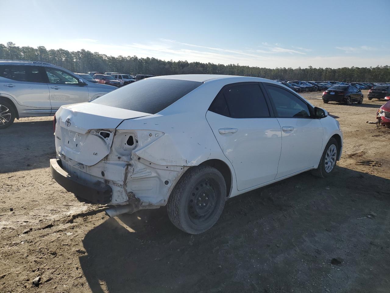 2019 Toyota Corolla VIN 5YFBURHE3KP874806 Copart auction photo, rear end damage thumbnail 3