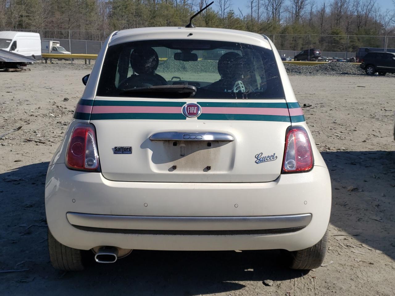 2013 Fiat 500 VIN 3C3CFFCR8DT718398 Copart auction photo, front end damage thumbnail 6