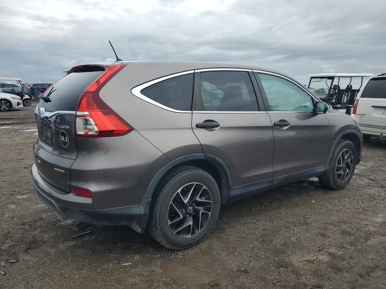 2016 Honda CR-V VIN 5J6RM4H42GL057247 Copart auction photo, water/flood damage thumbnail 3