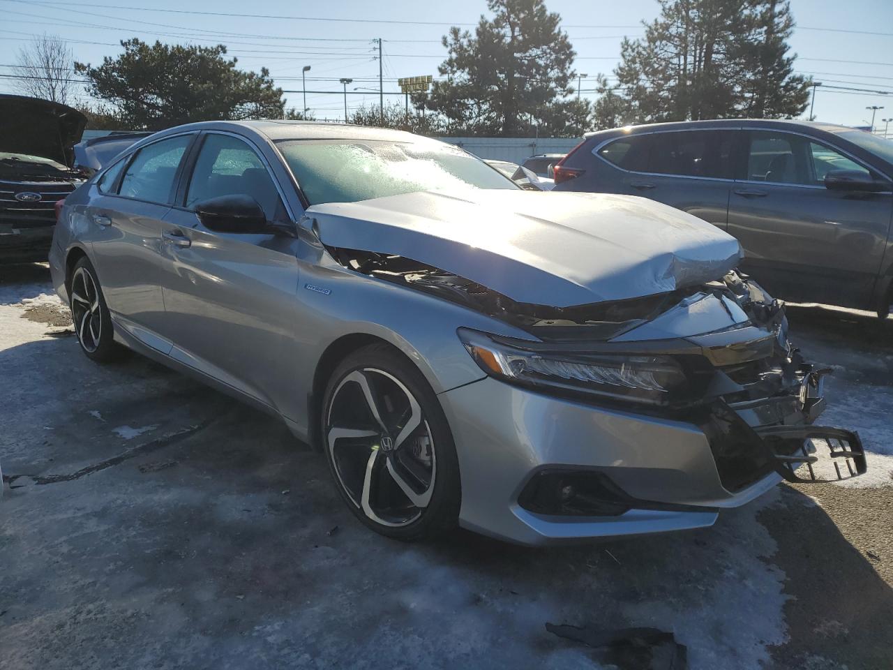 2022 Honda Accord VIN 1HGCV3F2XNA047404 Copart auction photo, front end / rear end damage thumbnail 4