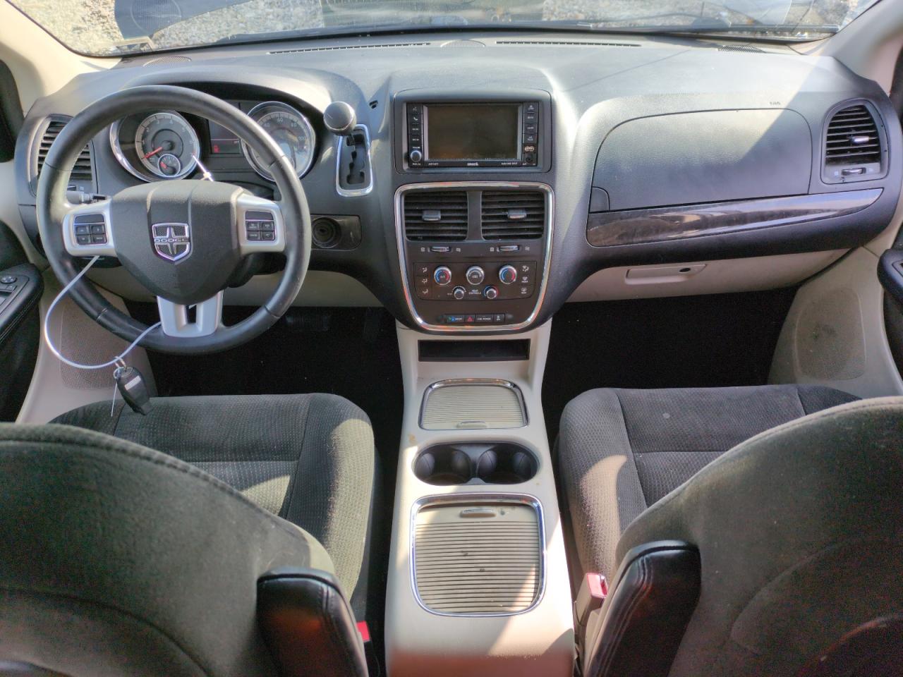 2015 Dodge Caravan VIN 2C4RDGCG5FR744883 Copart auction photo, side damage thumbnail 8