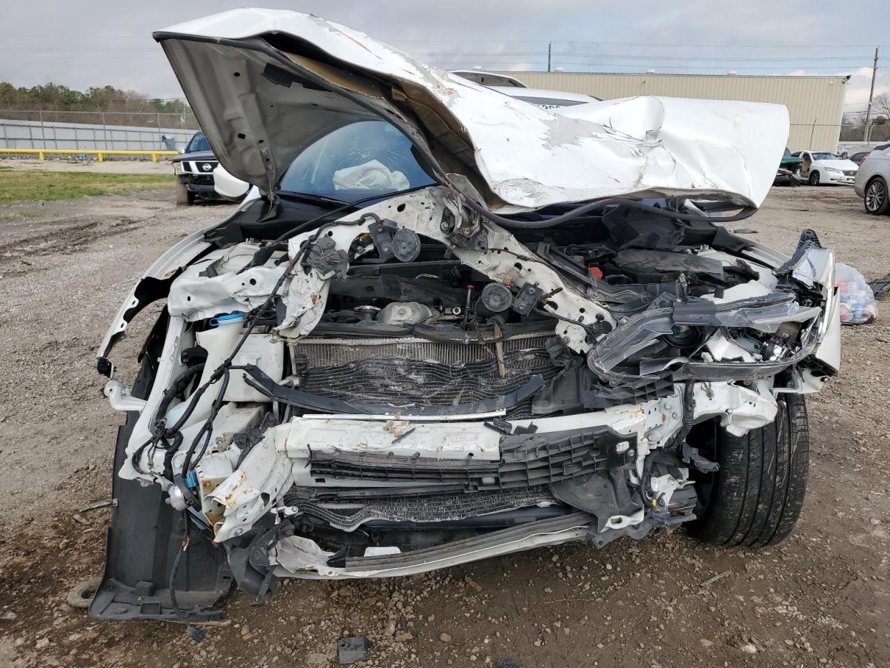 2017 Honda Accord VIN 1HGCR2F5XHA103533 Copart auction photo, front end / frame damage damage thumbnail 5