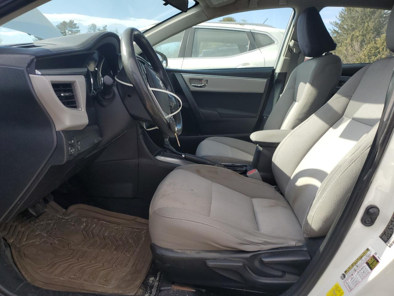 2014 Toyota Corolla VIN 5YFBPRHE7EP106998 Copart auction photo, side damage thumbnail 7