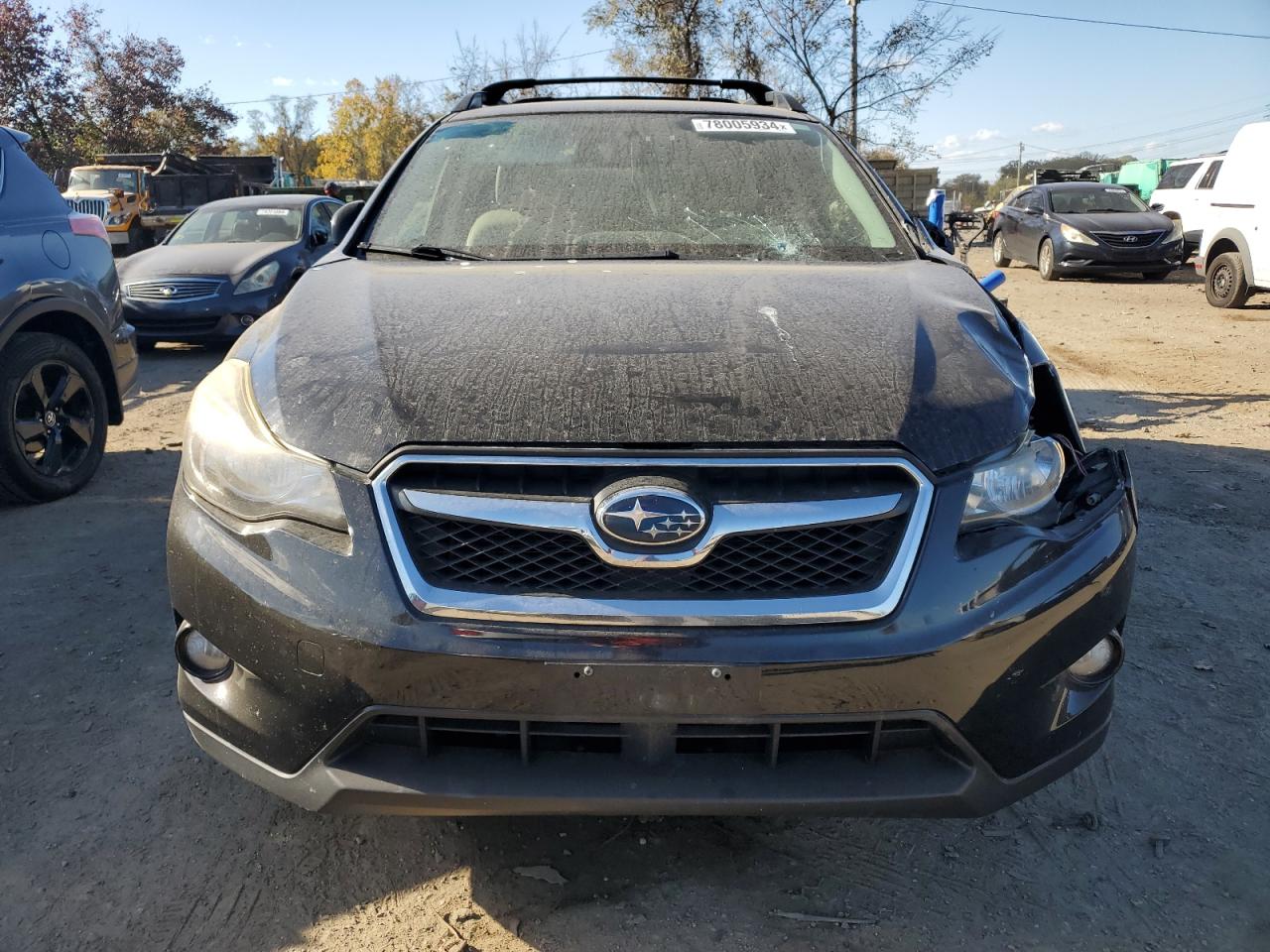 2014 Subaru XV VIN JF2GPAKC6E8307027 Copart auction photo, front end / side damage thumbnail 5