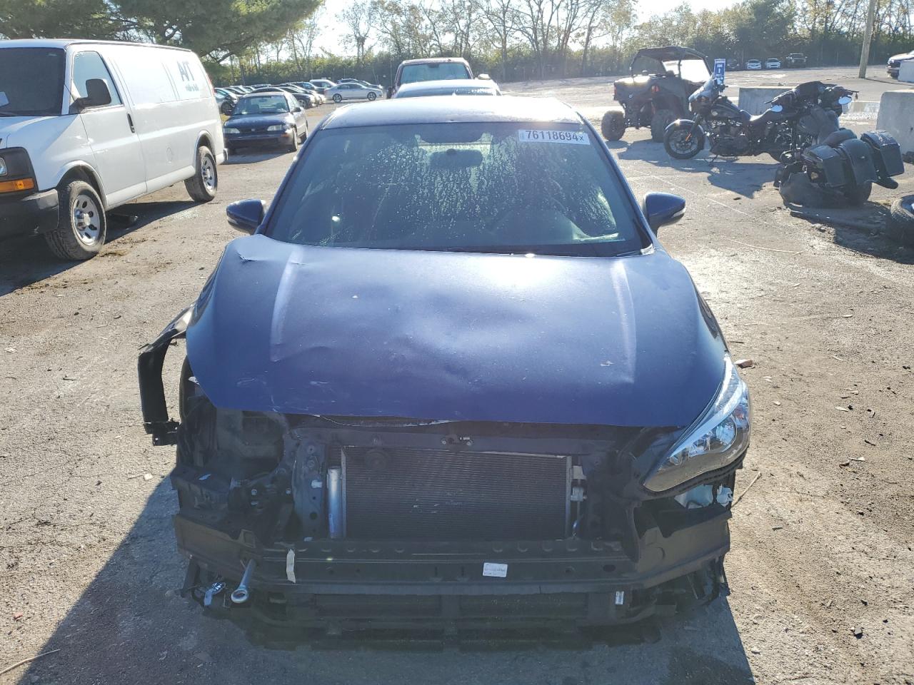 2017 Subaru Impreza VIN 4S3GKAK61H3605123 Copart auction photo, all over damage thumbnail 5