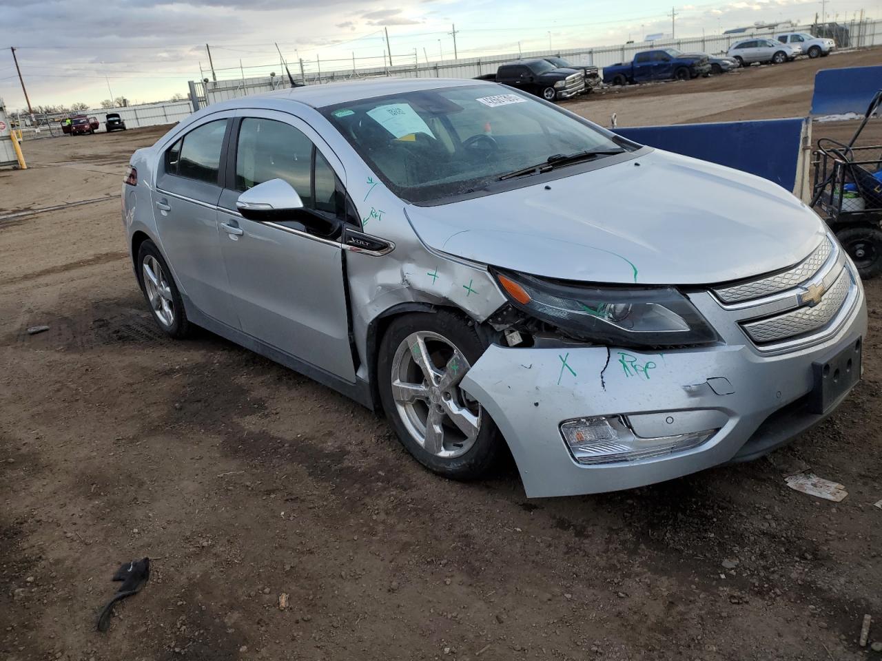 2013 Chevrolet Volt VIN 1G1RD6E49DU146849 Copart auction photo, side damage thumbnail 4
