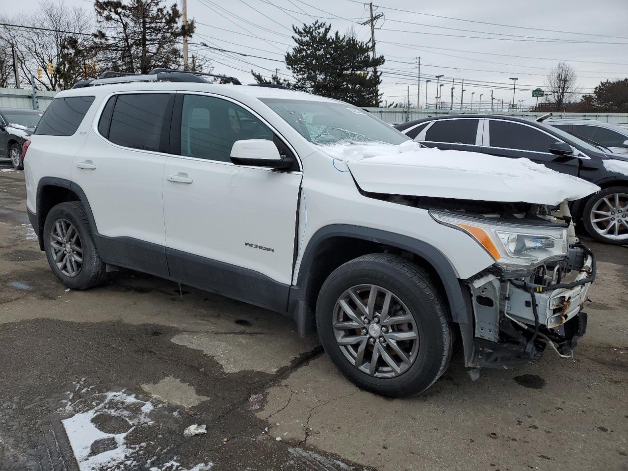 2017 GMC Acadia VIN 1GKKNULS6HZ266309 Copart auction photo, front end / mechanical damage thumbnail 4
