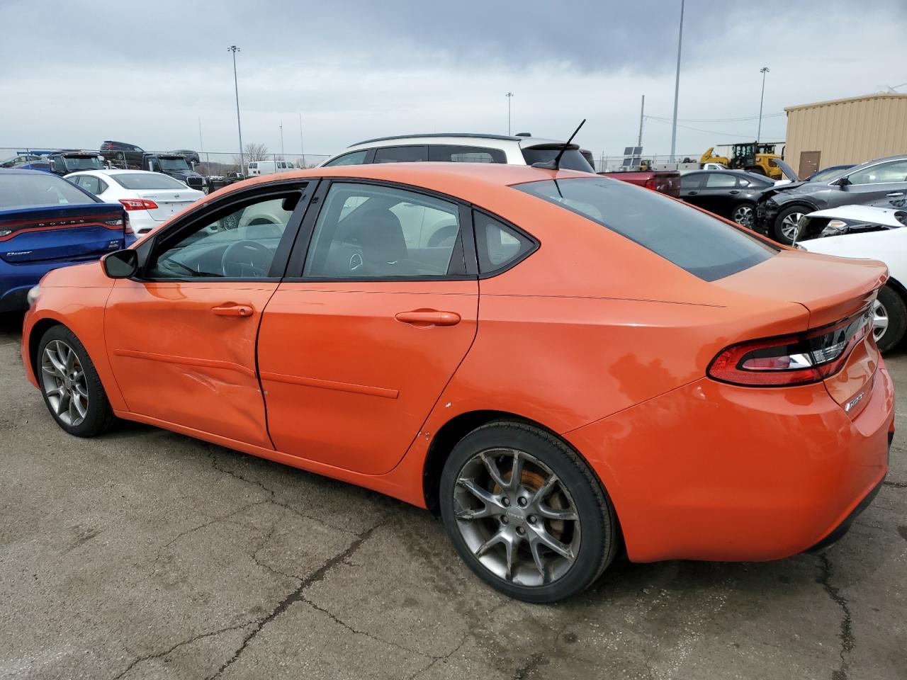 2015 Dodge Dart VIN 1C3CDFBB1FD243311 Copart auction photo, side damage thumbnail 2