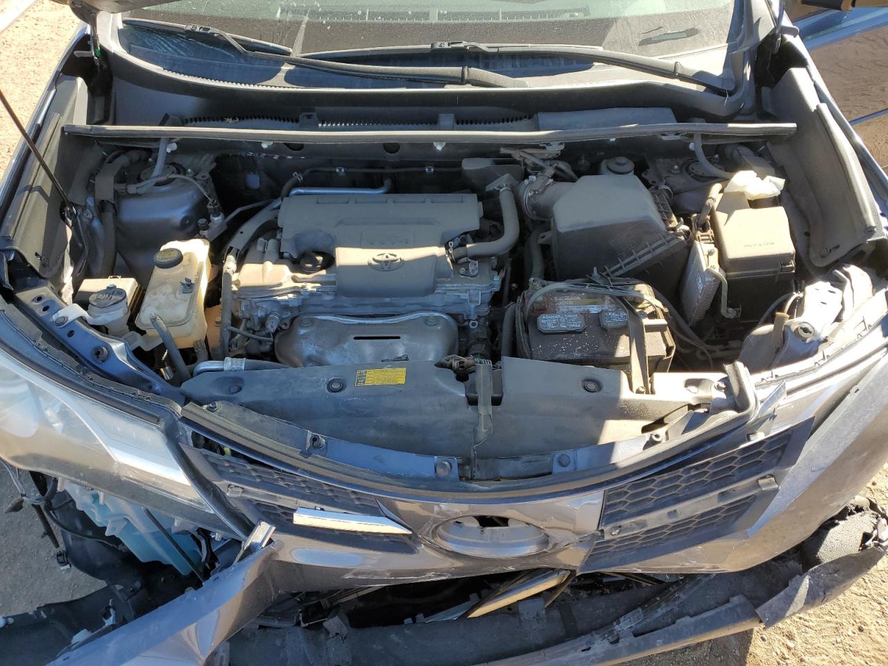 2013 Toyota RAV 4 VIN 2T3RFREV9DW083721 Copart auction photo, front end damage thumbnail 12
