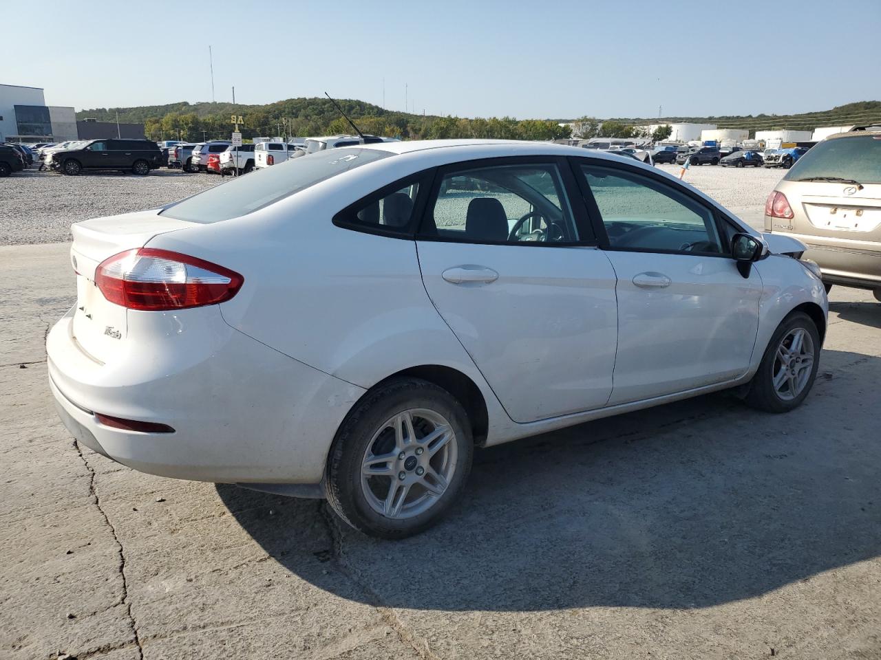 2017 Ford Fiesta VIN 3FADP4BJ0HM113441 Copart auction photo, front end / hail damage thumbnail 3