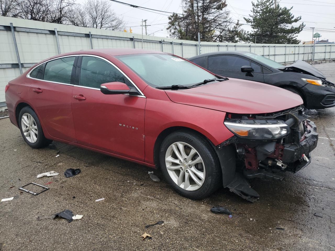 2018 Chevrolet Malibu VIN 1G1ZD5ST6JF113636 Copart auction photo, undercarriage / front end damage thumbnail 4