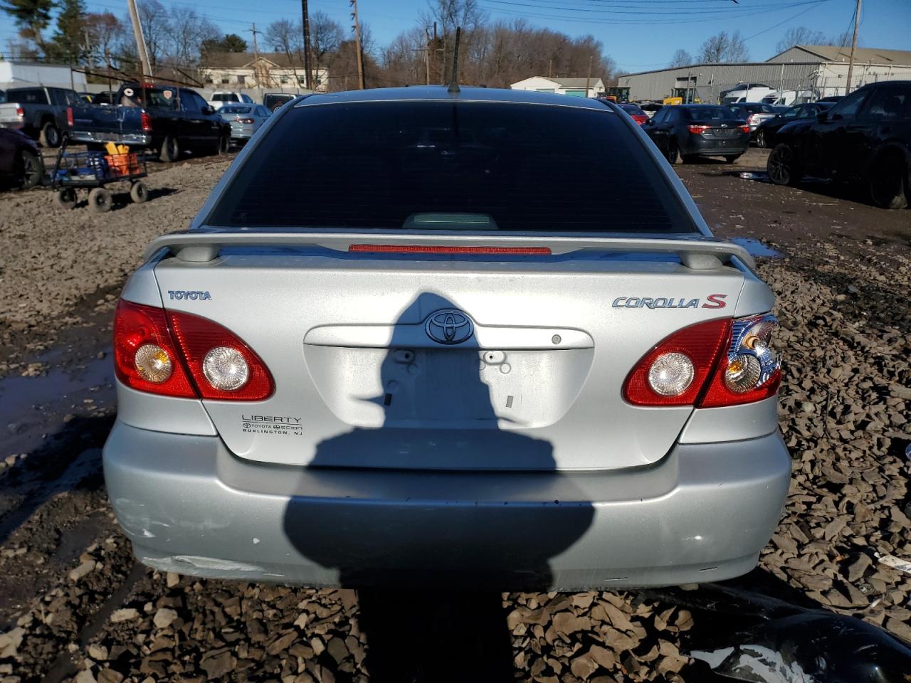 2008 Toyota Corolla VIN 2T1BR32E88C931209 Copart auction photo, front end / side damage thumbnail 6