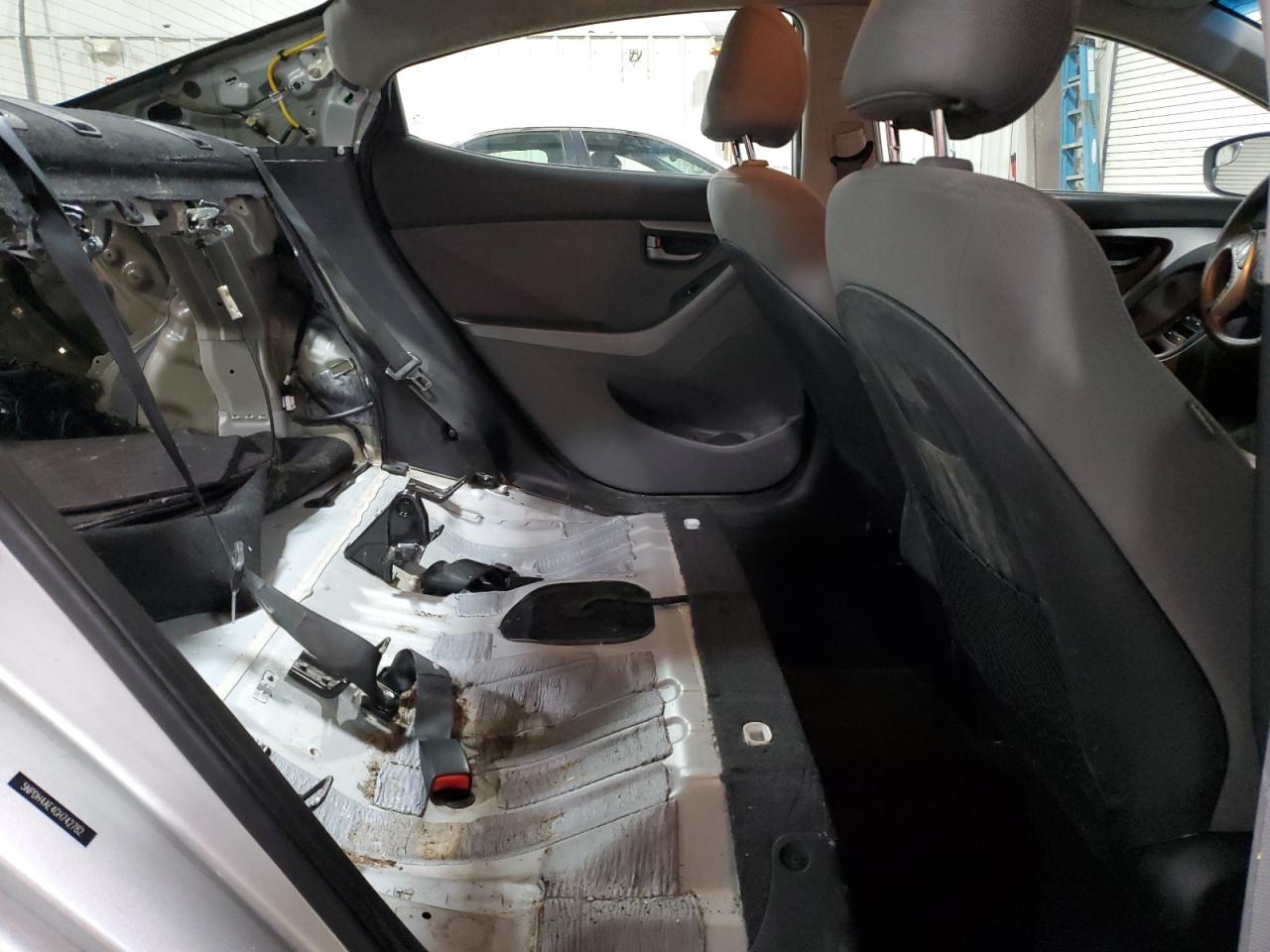 2016 Hyundai Elantra VIN 5NPDH4AE4GH742782 Copart auction photo, rear end damage thumbnail 10