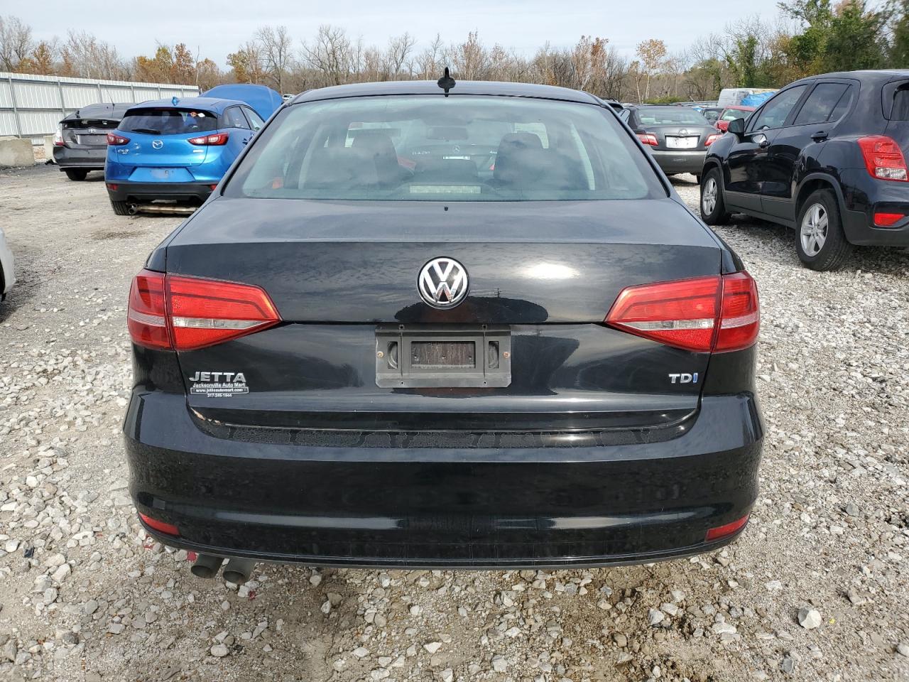 2015 Volkswagen Jetta VIN 3VW3A7AJ5FM211403 Copart auction photo, hail damage thumbnail 6